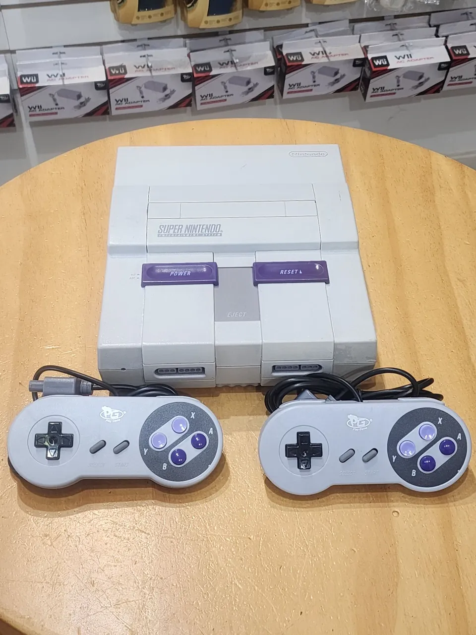 Super Nintendo Fat com 2 controles
