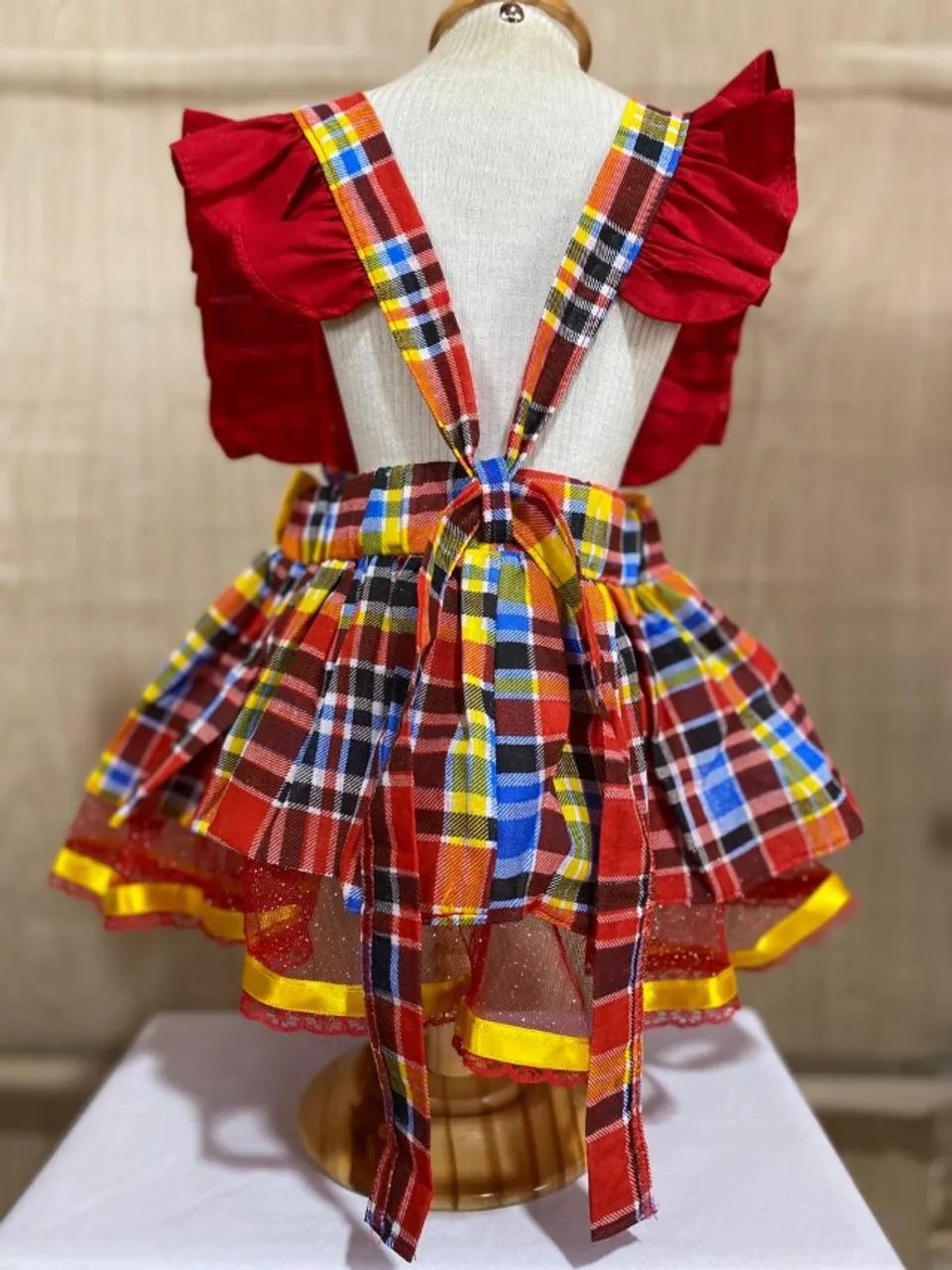 Roupa Junina Xadrez - Foto 3