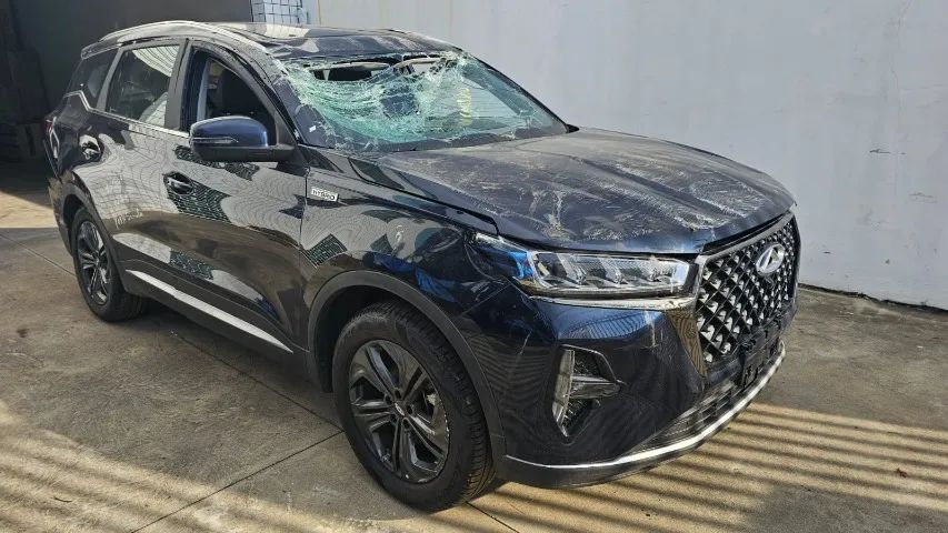 Sucata Chery Tiggo 7 Pro 1.5 Hibrido 2025 Motor Cambio Suspensão Airbag Parachoque - Foto 2
