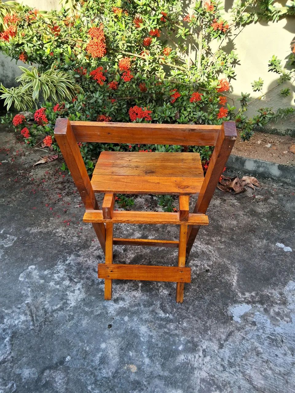 Cadeira madeira de palete dobrável  - Foto 3