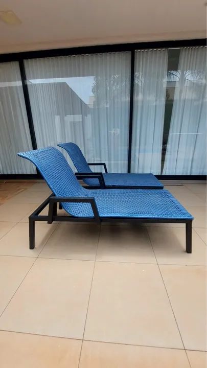 Espreguiçadeira Azul - Foto 2