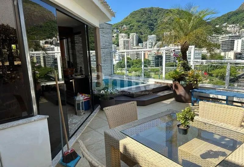 COBERTURA TRIPLEX C/ PISCINA E LINDA VISTA PARA LAGOA E CRISTO - Foto 4