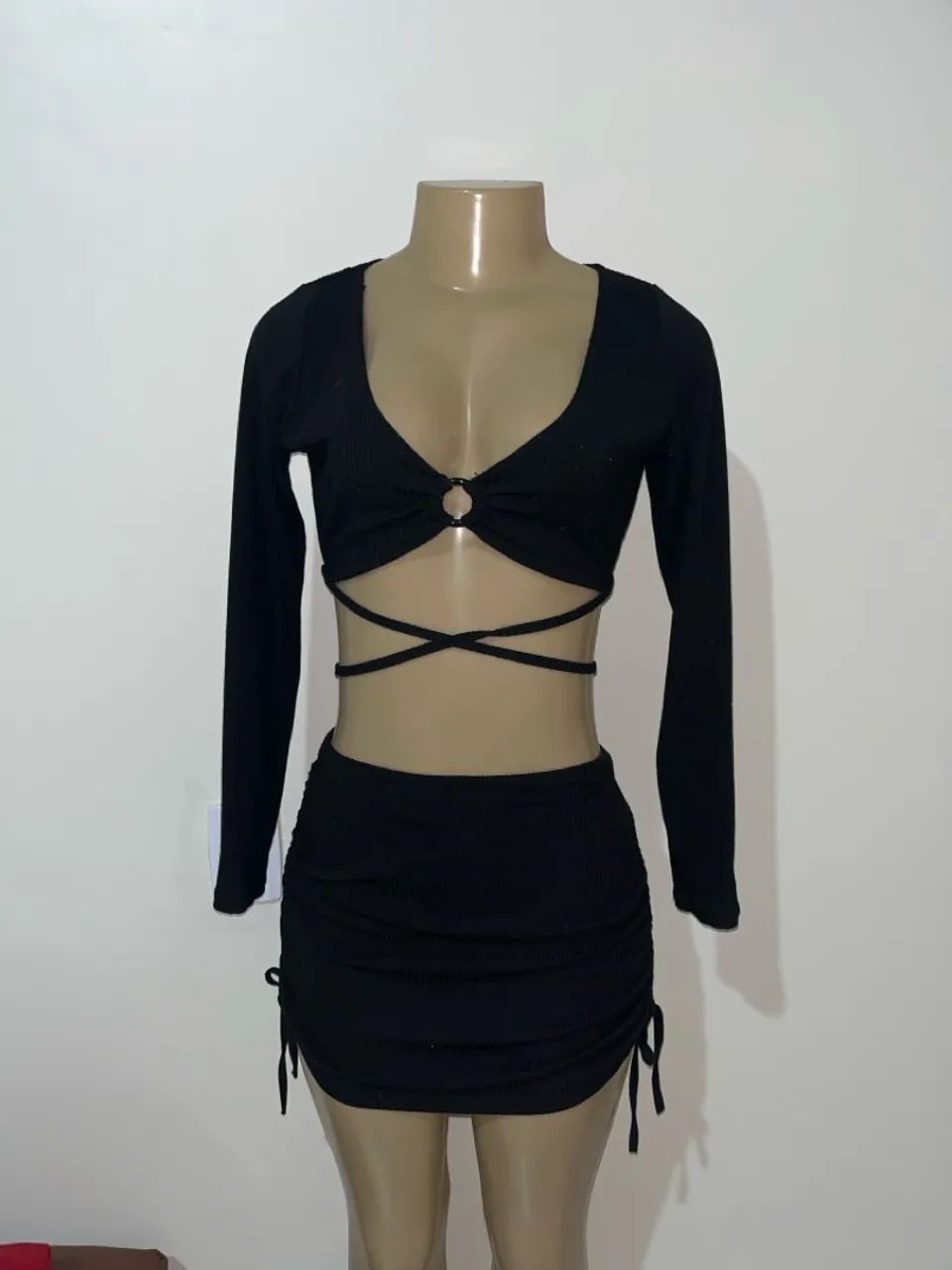 Conjunto 2 peças preto - Elegância e estilo!