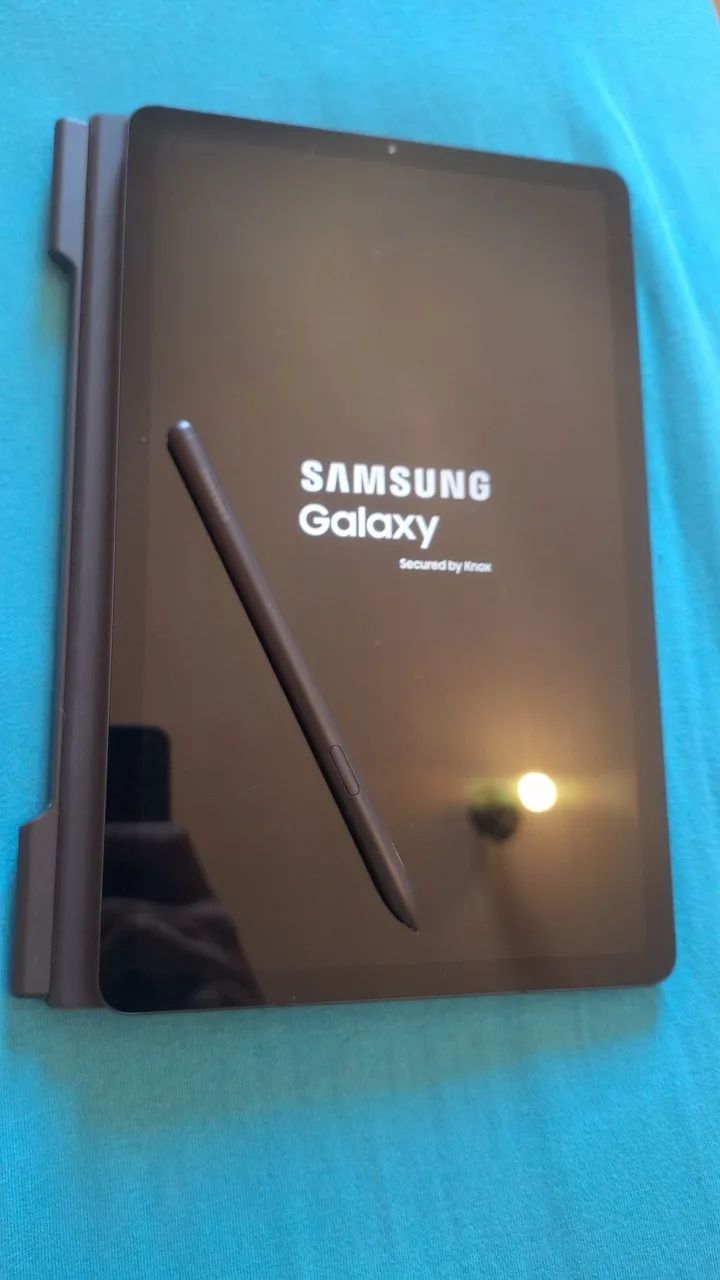 Tablet Samsung S6 Lite Pen com Capa Adidas - Foto 3
