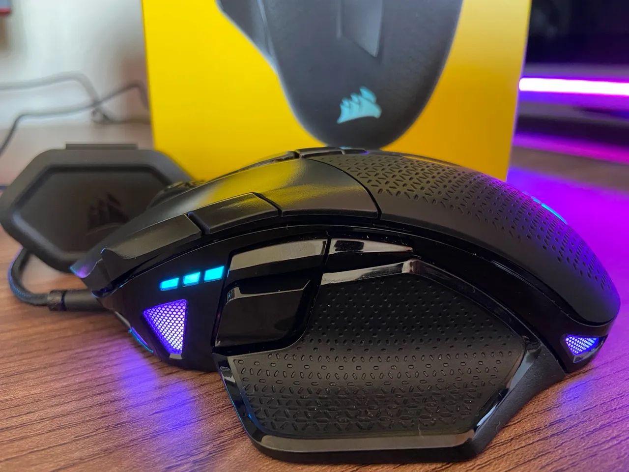 Mouse Gamer Corsair RGB - Estado de Novo - Na caixa - Foto 3
