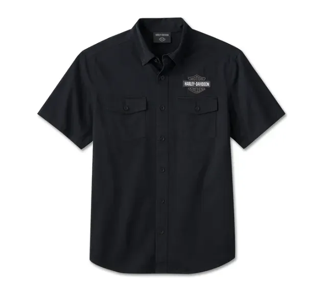 Harley Davidson Camisa Ashes Short Sleeve Preta Original Nova