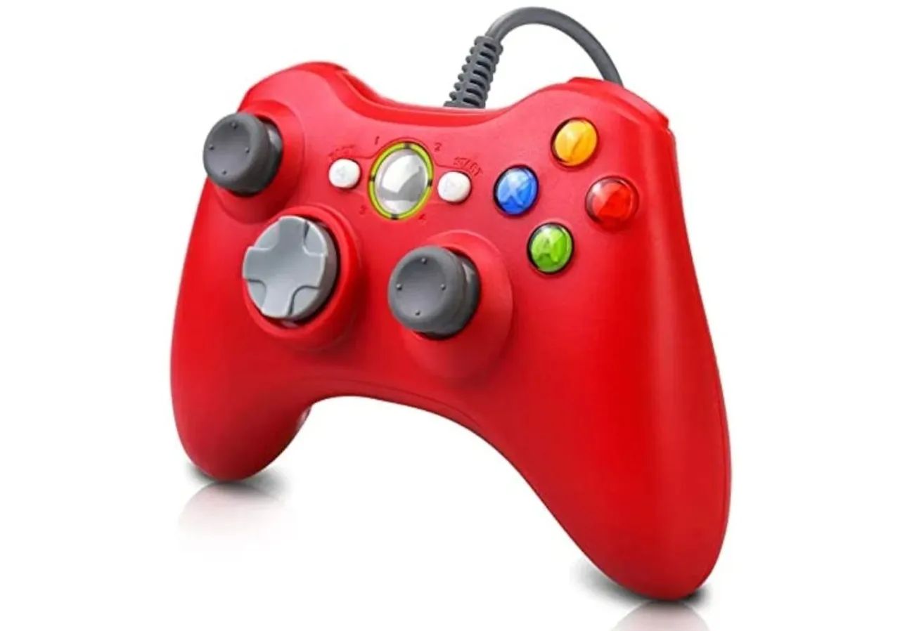 Controles Xbox 360 com Fio - Diversas Cores - Foto 4