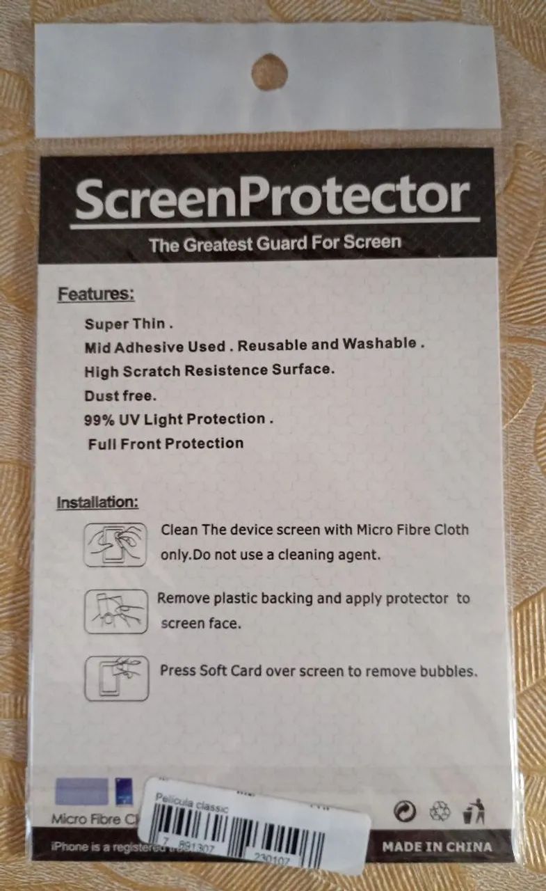 Protetor de tela para iPod classic ultra transparente  - Foto 2