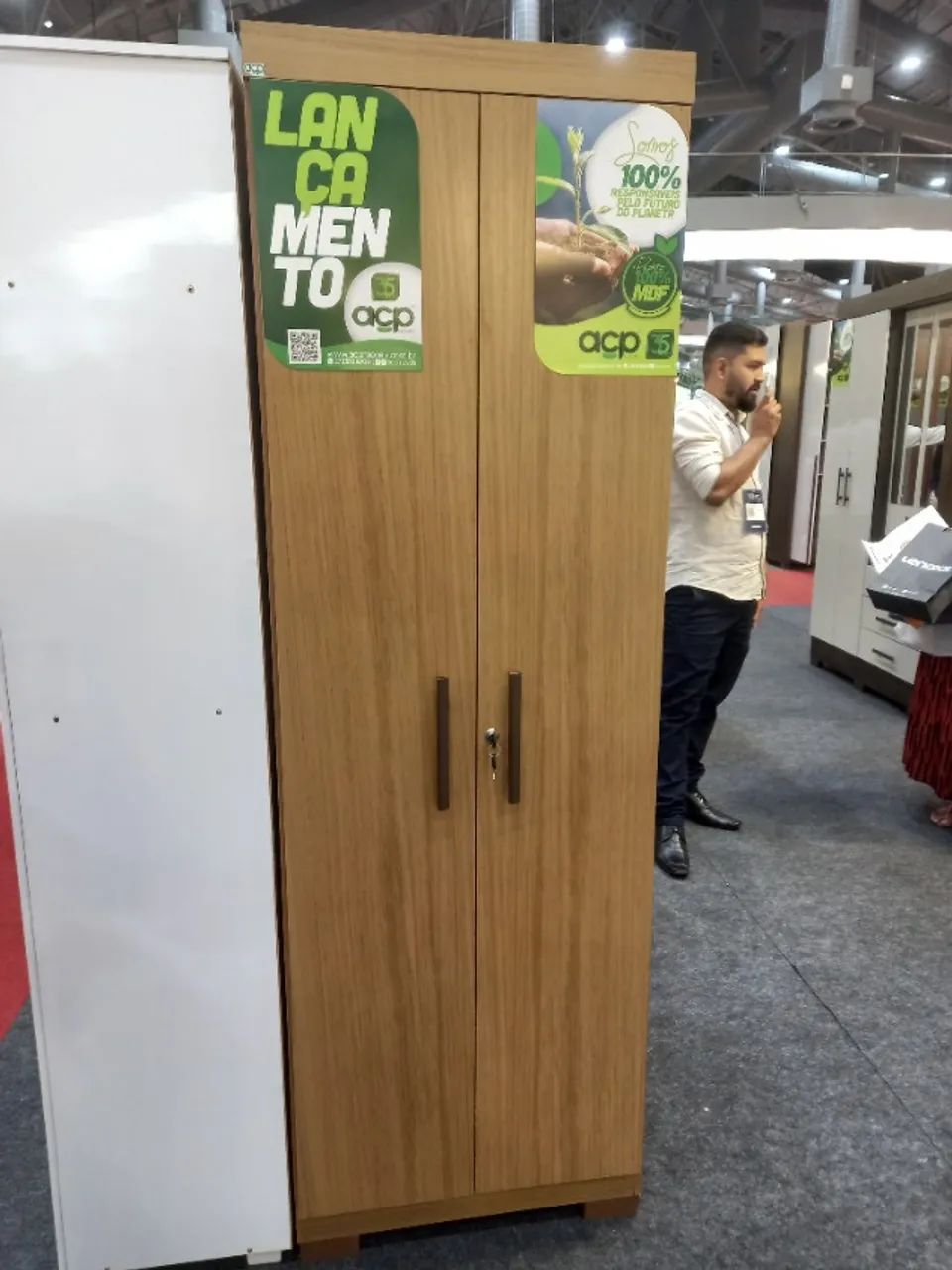 Armário Multiuso 02pts Íris 100%MDF - Foto 2