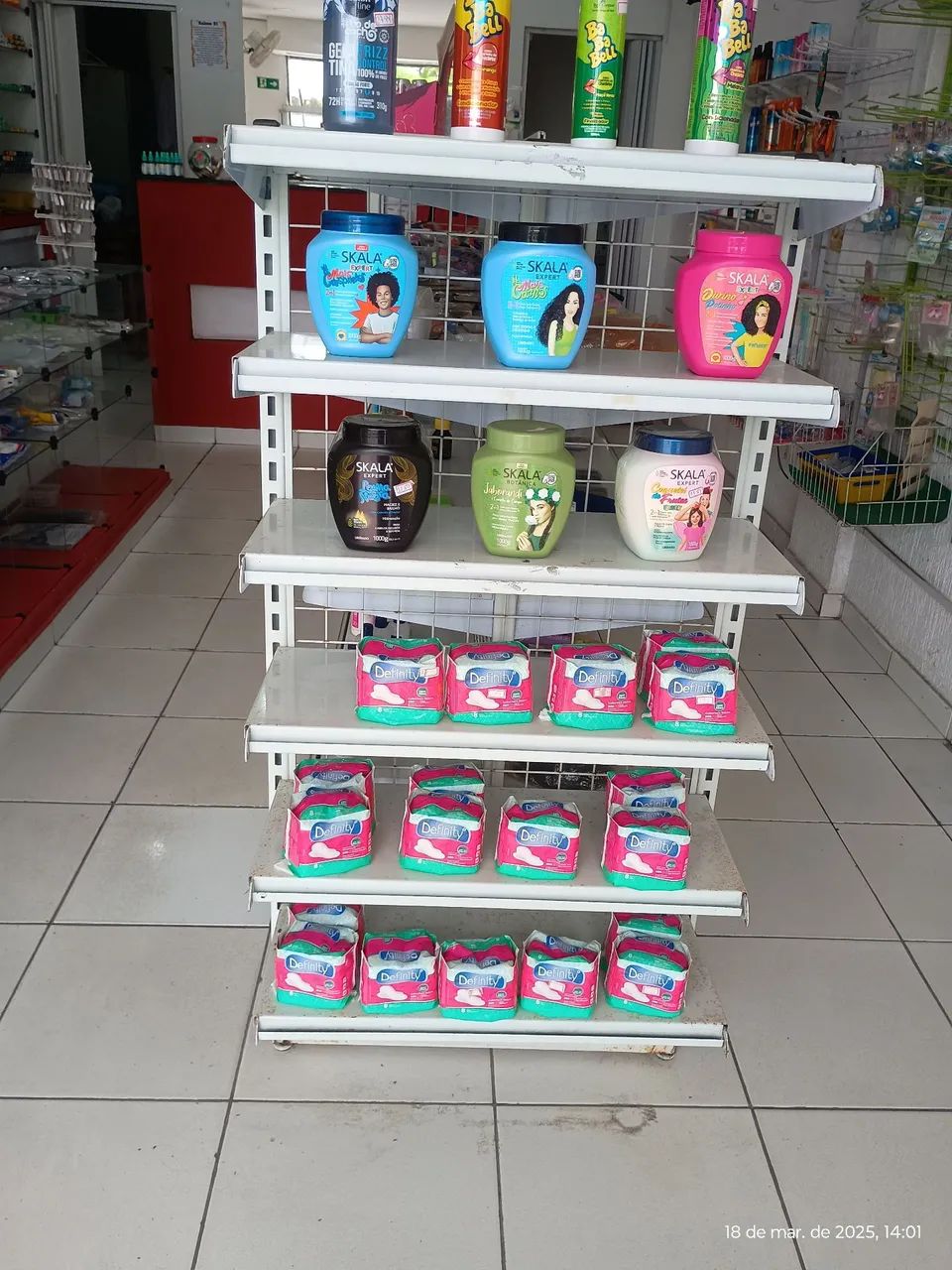 Gôndola Prateleiras central para loja - usadas - Foto 2