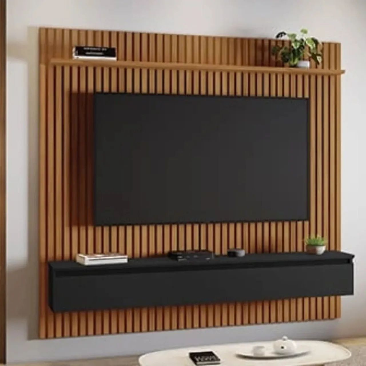 Painel ripado para tv 75 polegadas 470976419920629761