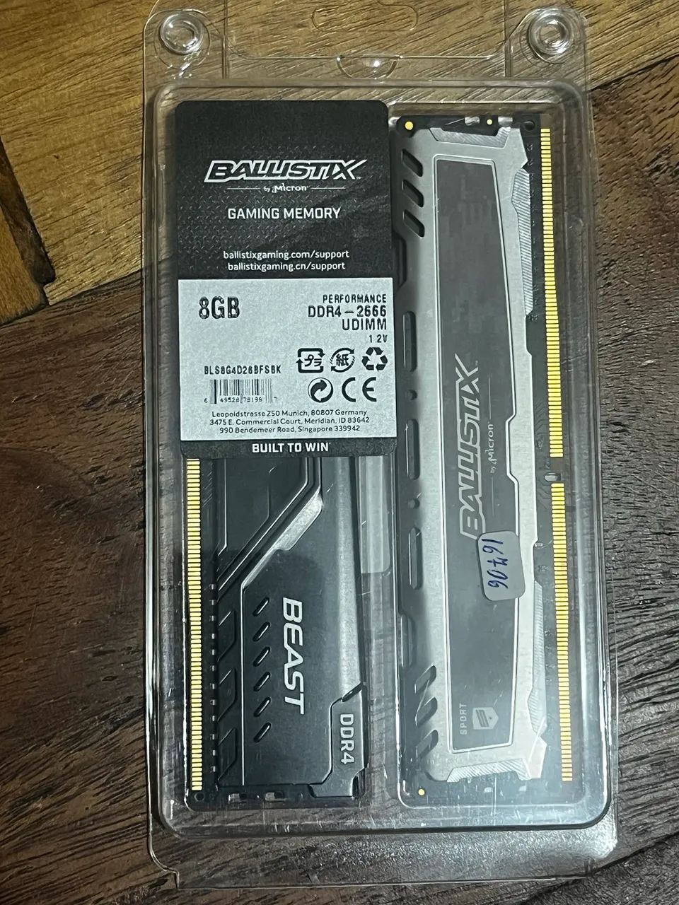 DDR4 RAM Memory 16GB 2x8 2666MHz64739260334977123