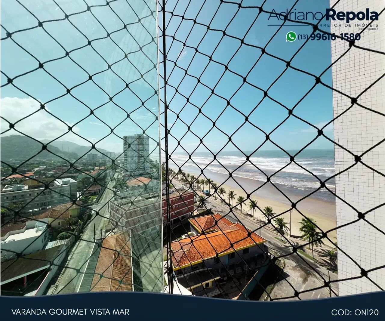 Apartamento com varanda vista mar - Prédio com piscina - Foto 5