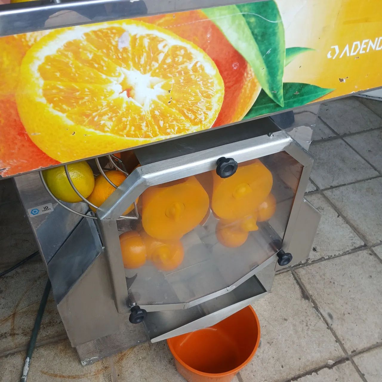 Máquina de suco laranja ? 
