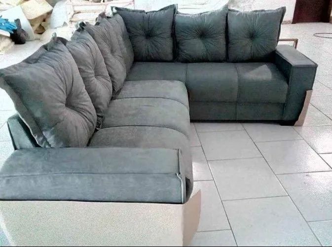 QUEIMA DE ESTOQUE SOFÁ DE CANTO ALMOFADÃO PAGAMENTO NA ENTREGA  - Foto 5