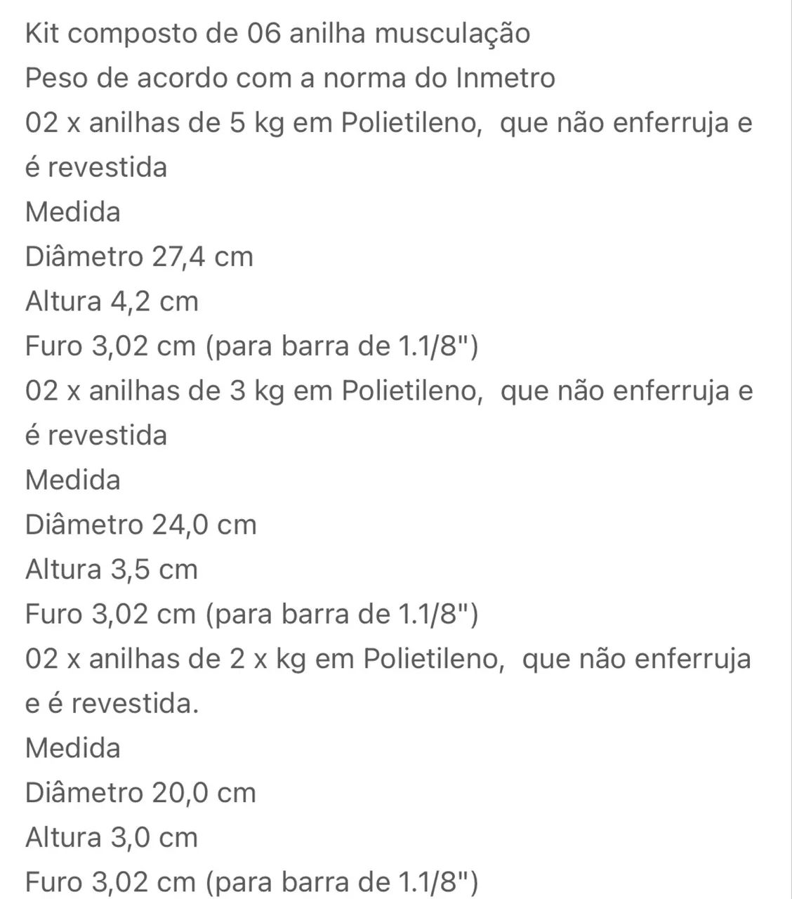 Kit pesos - Foto 3