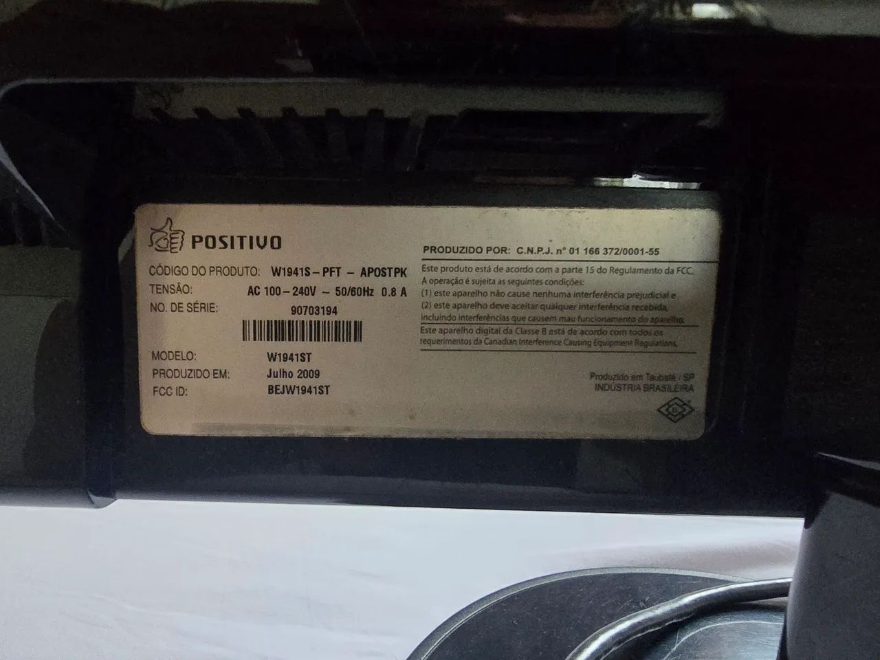 Vendo Monitor Positivo 19' polegadas - Foto 4