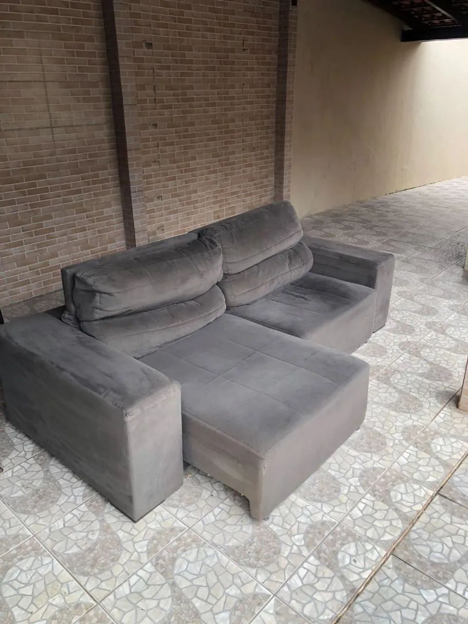 Sofá Chaise tamanho grande (oportunidade)