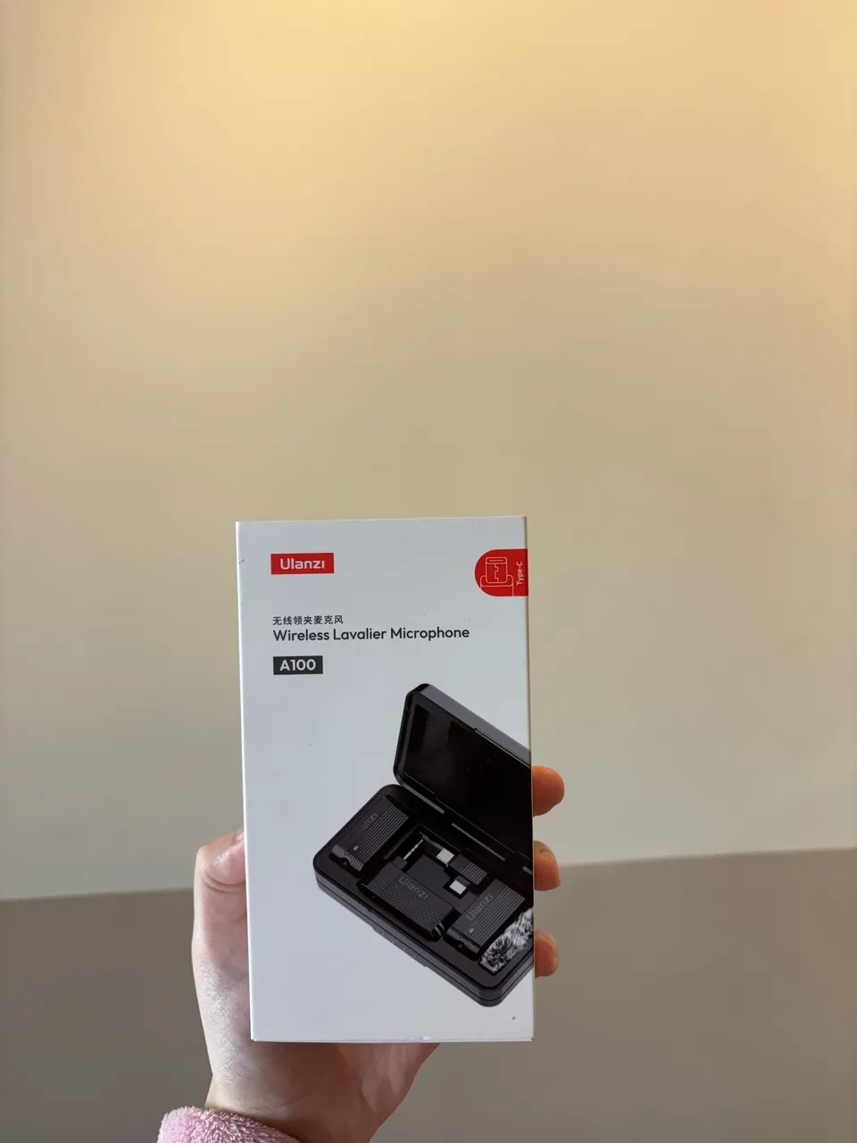 Microfone Lapela Sem Fio Ulanzi A100 | Novo, Lacrado - Foto 2