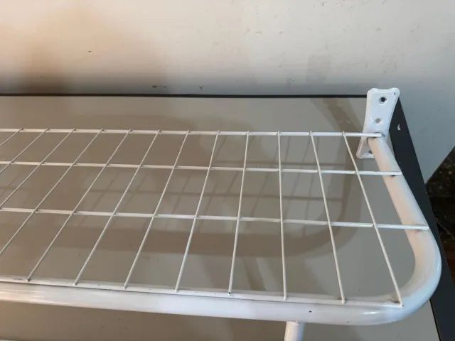 Arara Prateleira Com Pingente De Parede 1,00 X 0,30 Mt - Foto 2