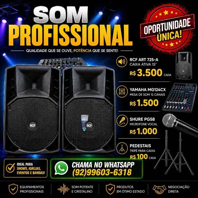 Som profissional! Oportunidade única!