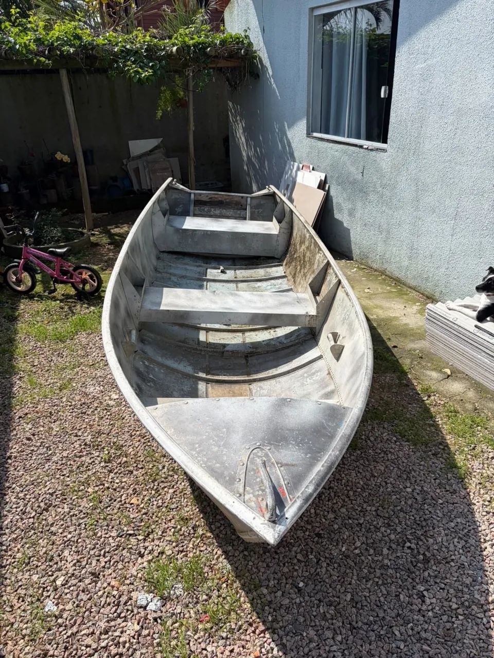 Vendo barco e motor usado 