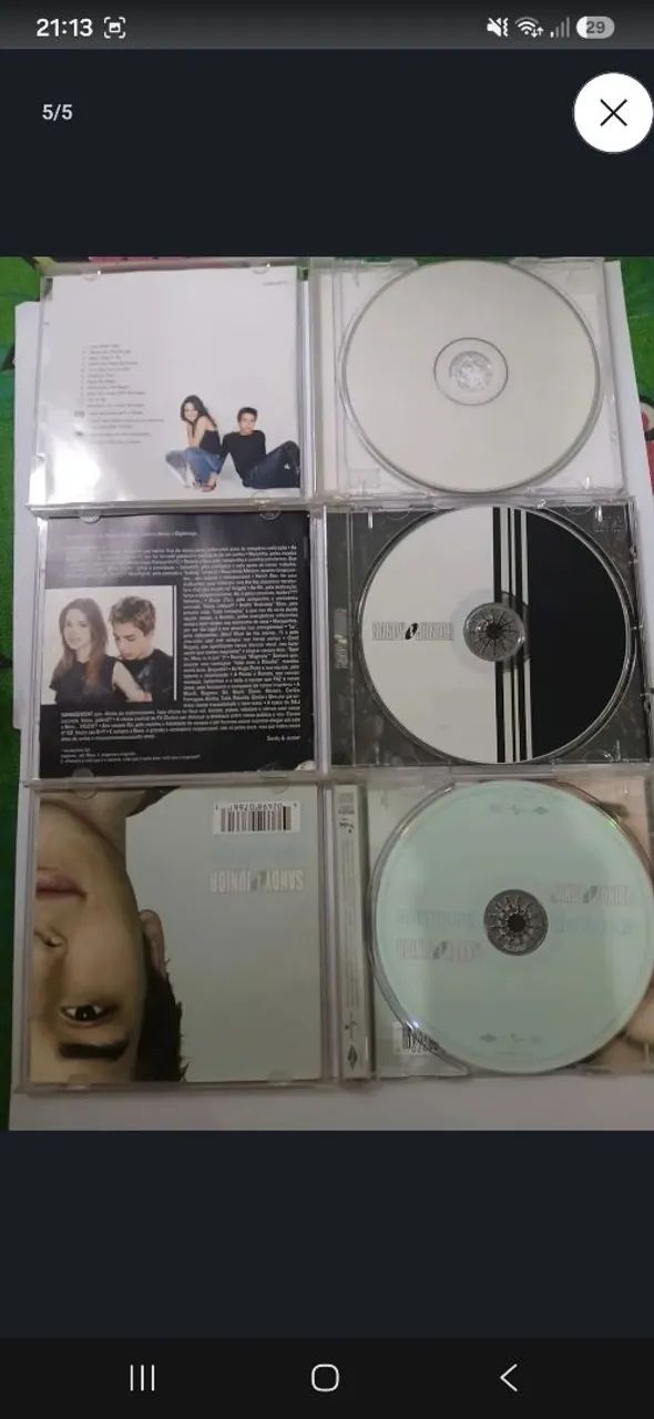 Cds Sandy e Júnior versões antigas  - Foto 2