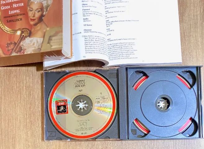 CD Duplo da Ópera 'Capriccio' de Richard Strauss (regência de Sawallisch) Made in Germany - Foto 2