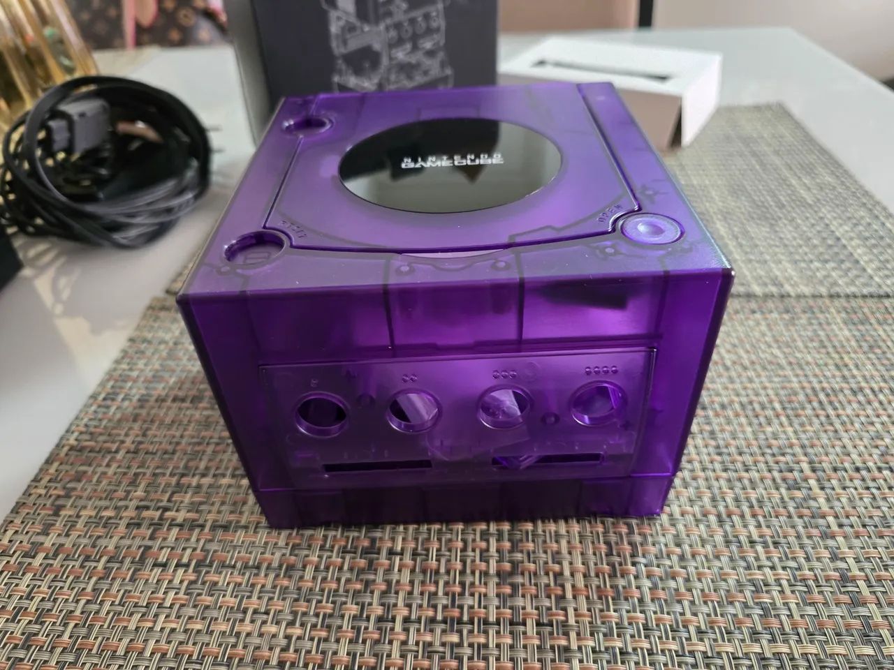 Case Carcaça Gamecube Translúcido Roxo - Foto 4