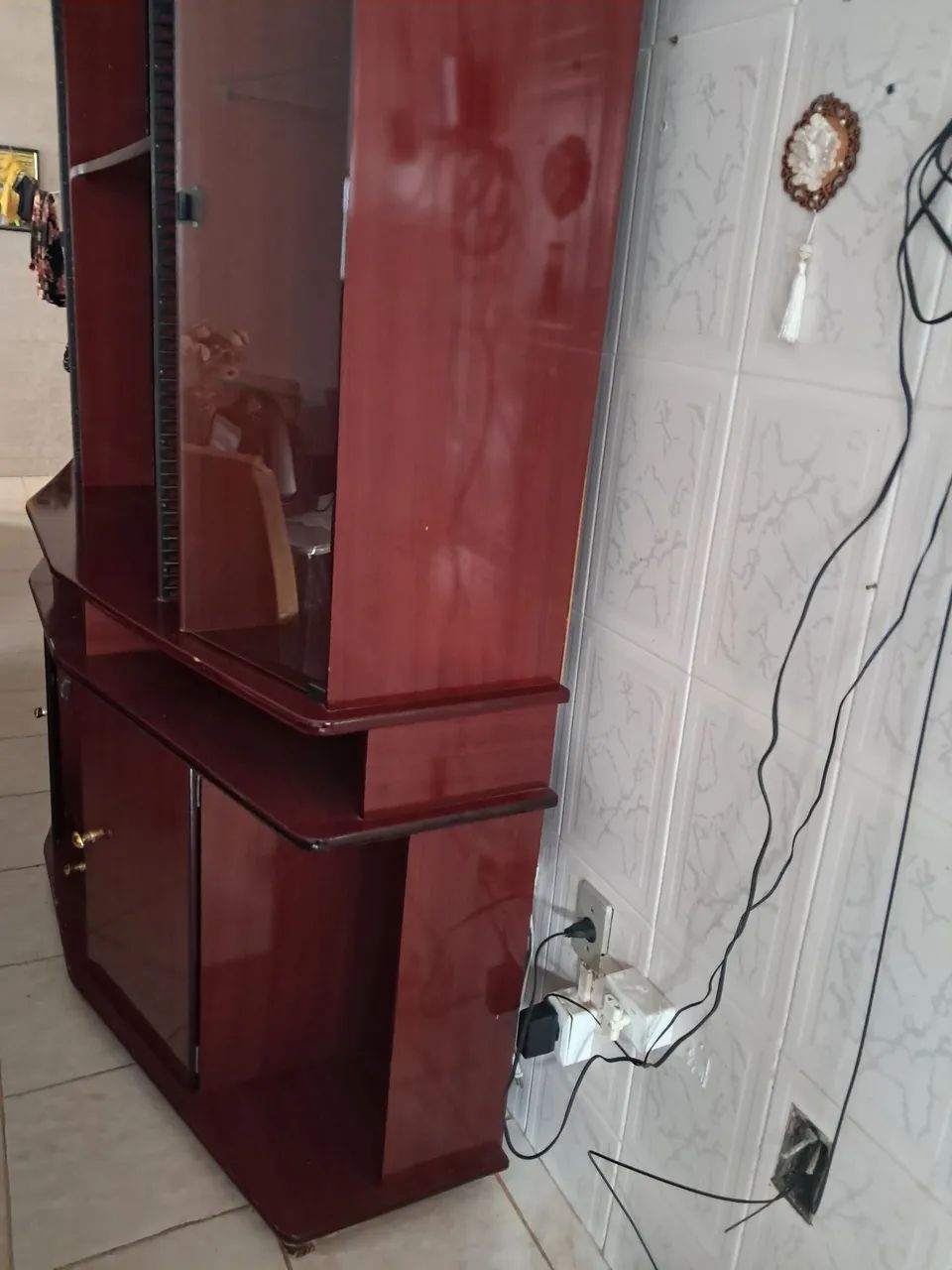 Vendo rack madeira conservado - Foto 3