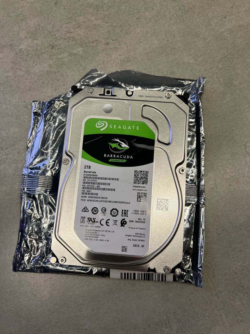 HD Seagate Barracuda 2TB Perfeito Estado