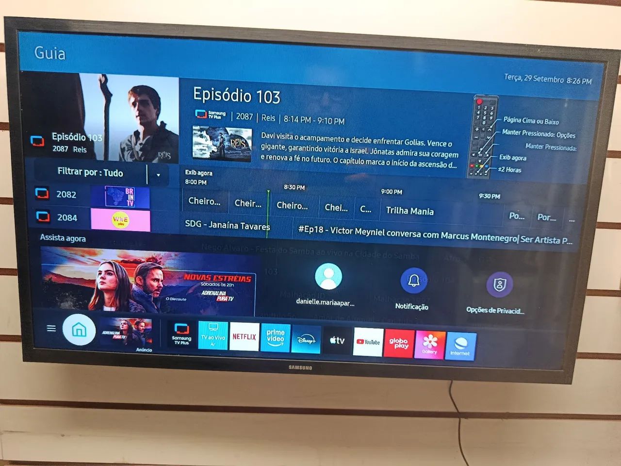 Tv Samsung tysen 32 Polegadas com canal Samsung vários apps rápido em tudo  - Foto 3