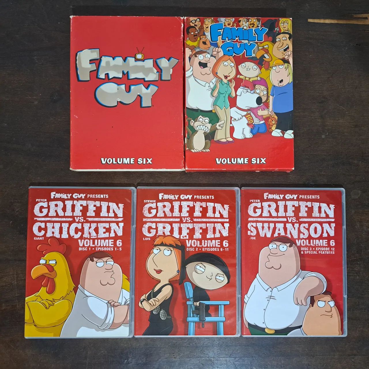 DVDs Family Guy Vol 1 & 6 Importados - Foto 3