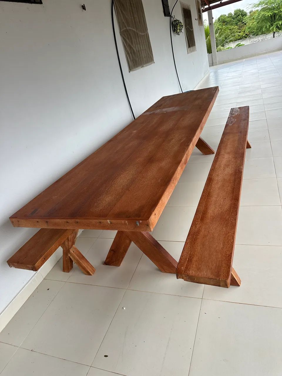 Mesa Rústica MACIÇA ENTREGA GRÁTIS  - Foto 2