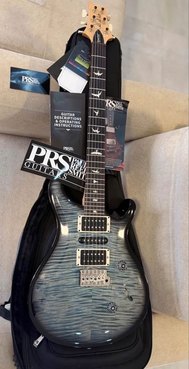 Prs CE 24 Special Faded Blue Americana - Foto 4