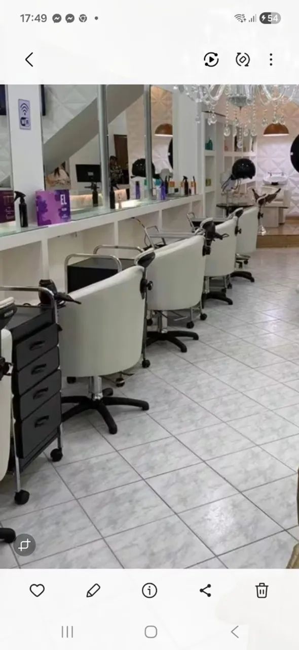 Cadeira cabeleireiro 