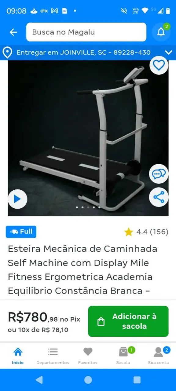 Esteira Mecânica Machine, ergométrica. Com o funcionamento do seu próprio corpo. - Foto 3