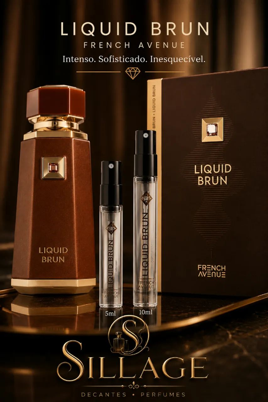 ? LIQUID BRUN · FRENCH AVENUE DECANT