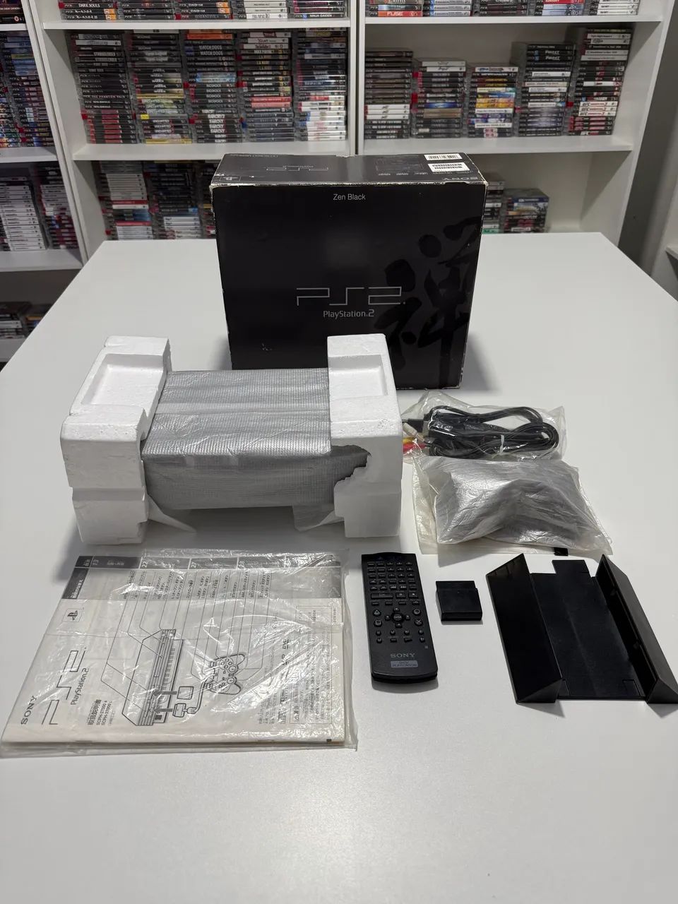 PS2 FAT ZEN BLACK CIB SERIAL BATENDO ZERADO - Foto 3
