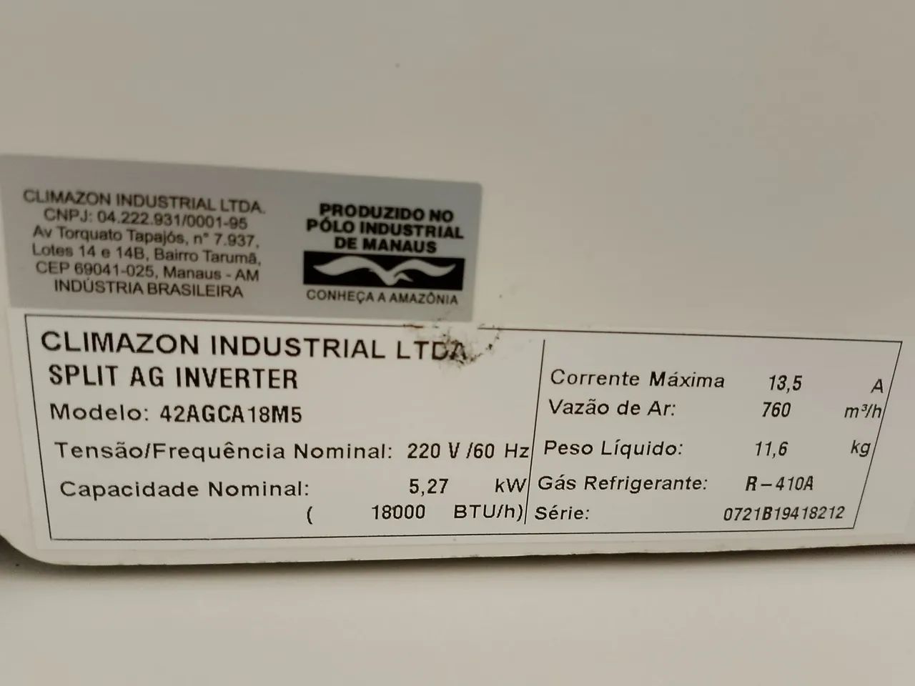 Ar condicionado.18 mil btus - Foto 2