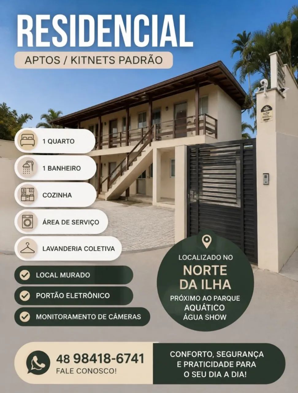 Alugo apto/kitnet locação anual - Foto 2