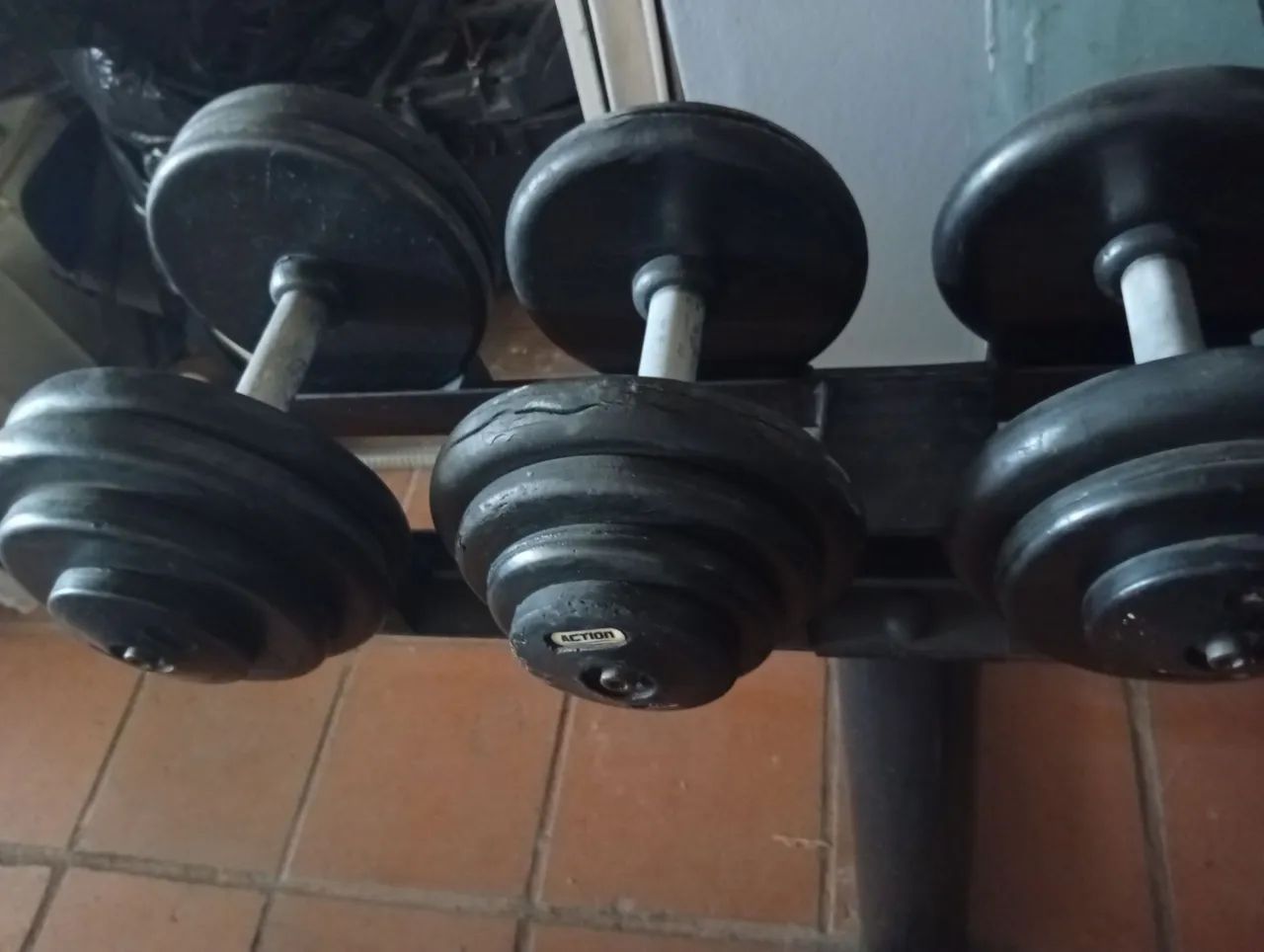 Estante de dubloo. Pesos academia  - Foto 5