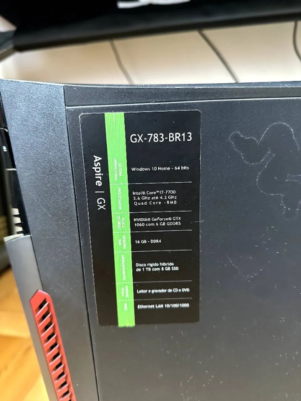 Pc Gamer acer aspire gx 783 br13 - Foto 5