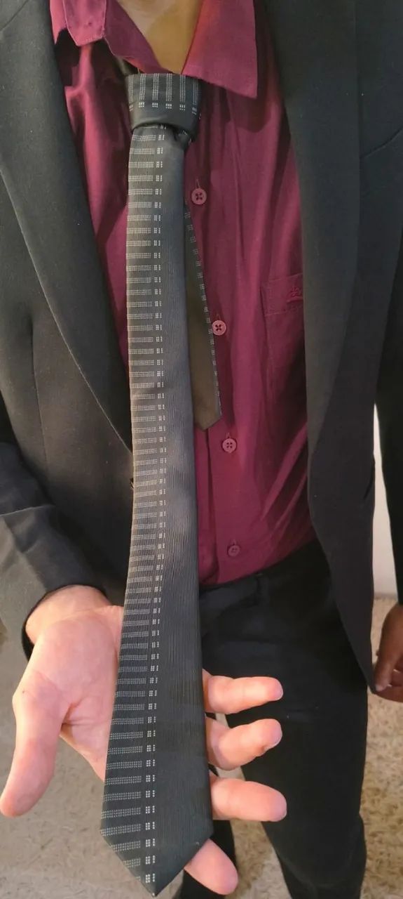 Terno Masculino Windsor Completo - Blazer 46 e Calça 40 (Impecável) - Foto 5