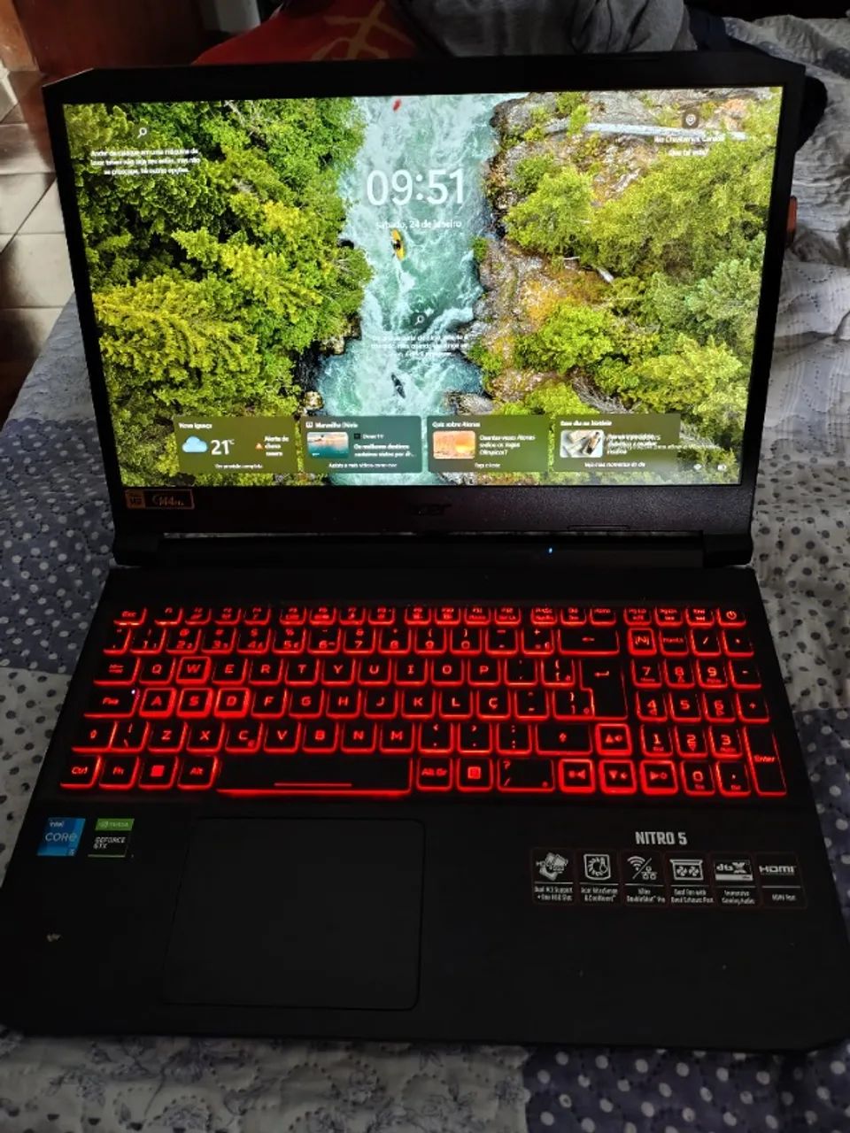 Notebook Acer Nitro 5 Intel core i5 nvidia Gefirce GTX - Foto 6