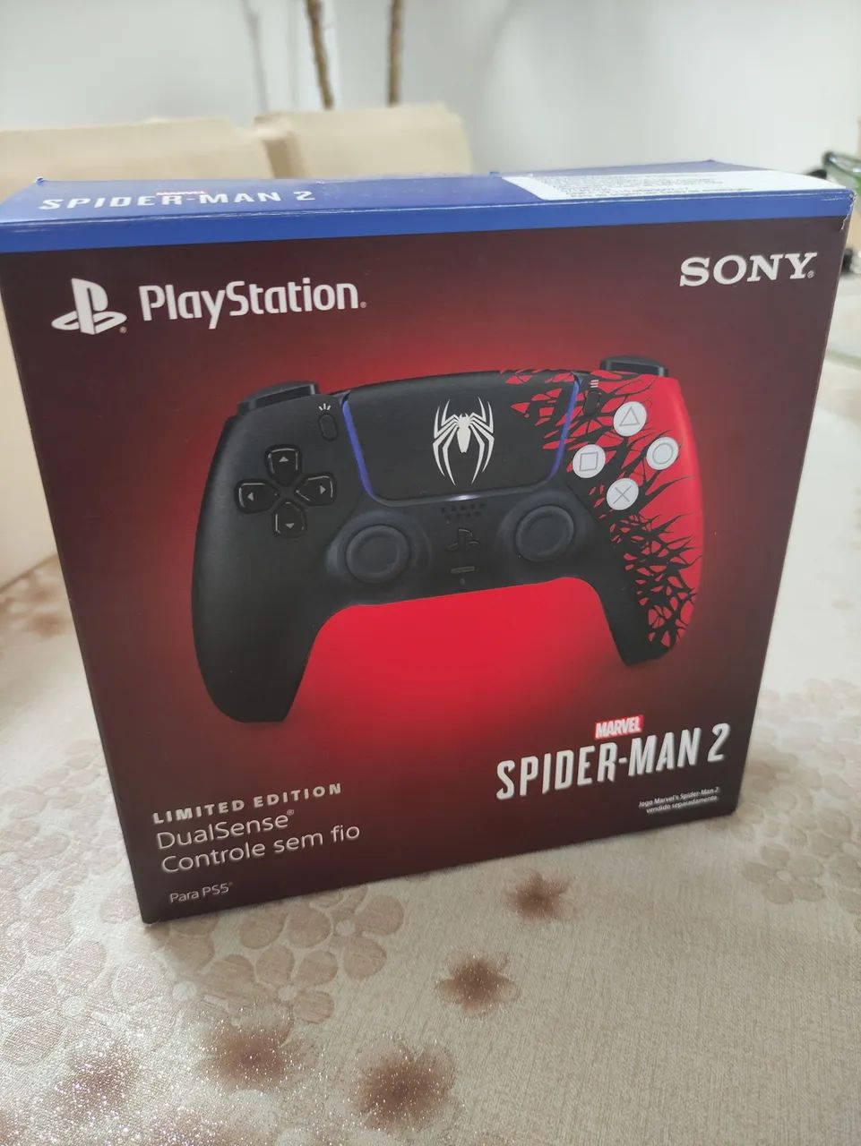Controle ps5 Spiderman edição limitada