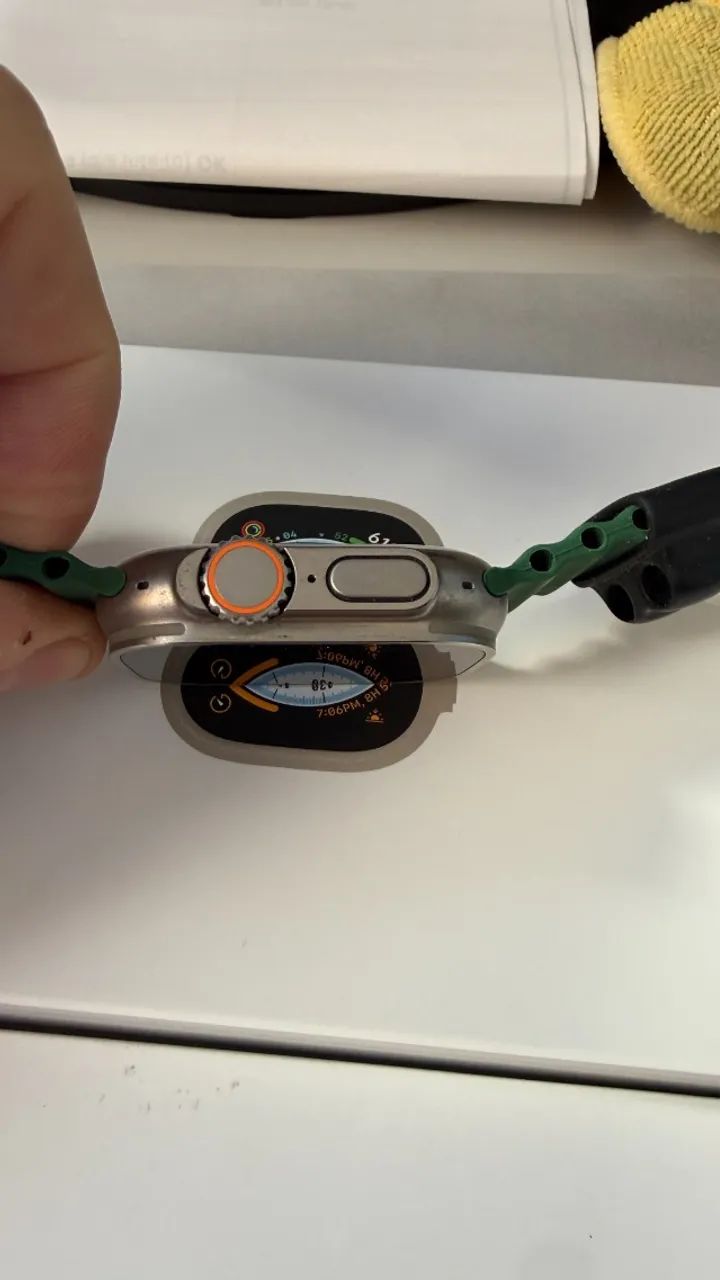 apple watch ultra GPS+Celular - Pulseira Loop Alpine Orange - Foto 3