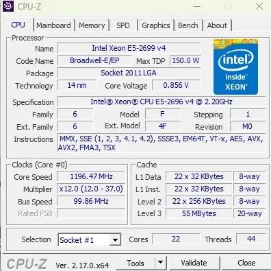 Kit upgrade dual xeon e5 2696v4 64gb ddr4 ecc - Foto 3