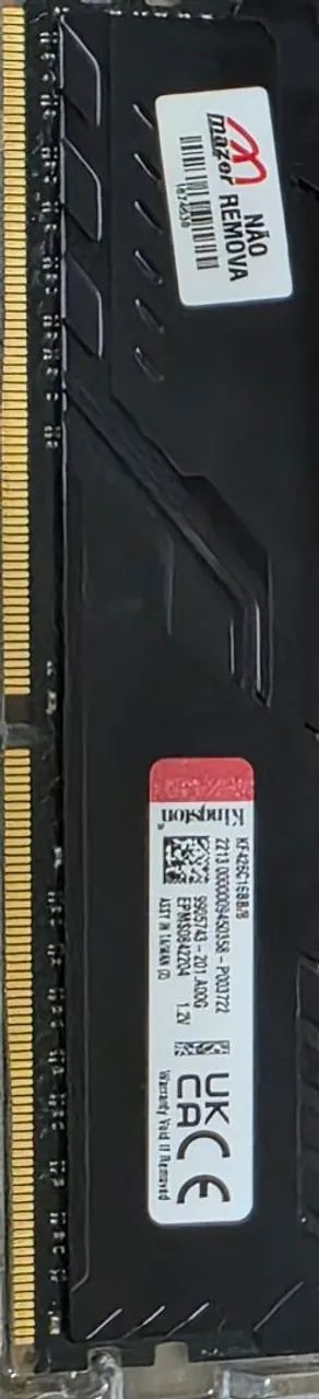 Memória RAM DDR4 Kingston Fury Beast 8GB 2666Mhz - Foto 2