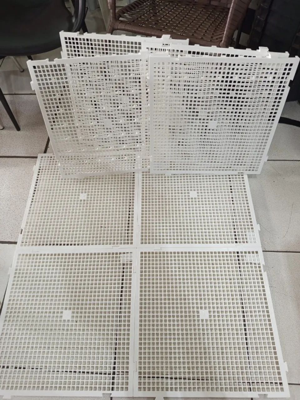 palete branco 50x50 (NOVO) - Foto 2